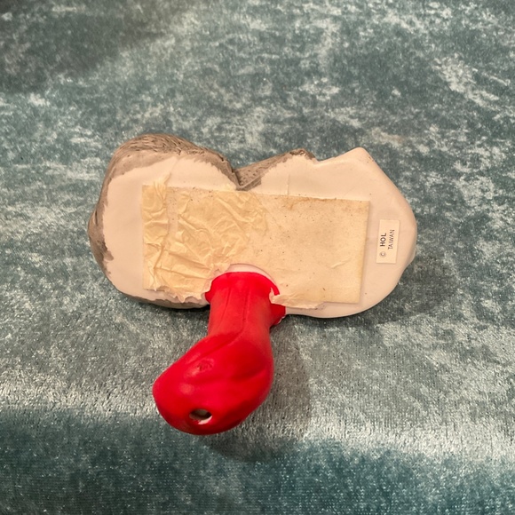 Set of Two Vintage Sleeping Mouse Stocking Holder, In Box - Picture 3 of 4